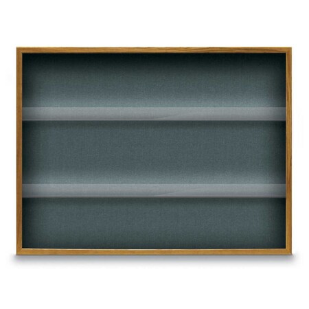 United Visual Products Outdoor Enclosed Combo Board, 48"x36", White Frame/Black & Pumice UVCB4836ODW-BLACK-PUMICE